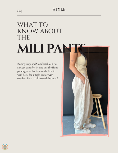 Mili Pleated Pull On Carrot Pant