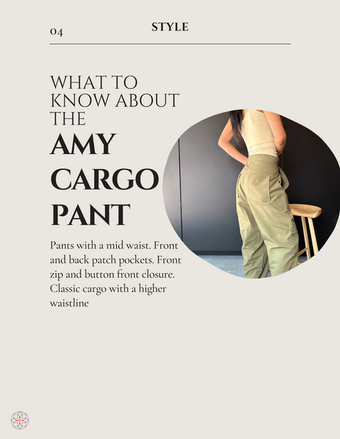 Amy Cargo Pants Pattern