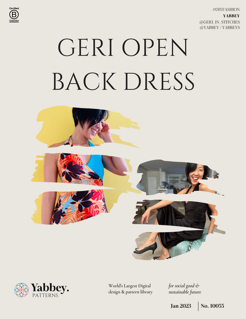 Geri Open-Back Dress Patterns