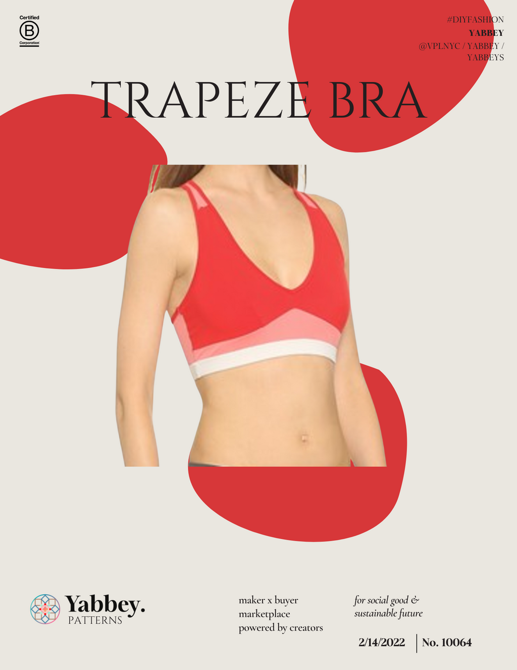 Trapeze Bra Patterns – Yabbey