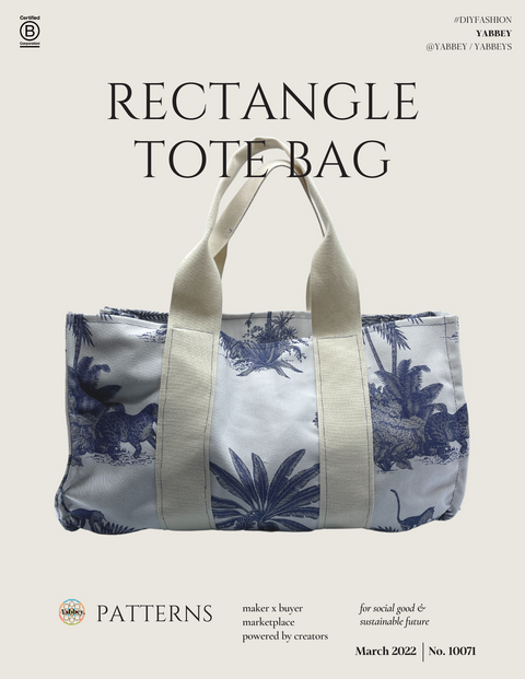Rectangle Tote Bag Pattern