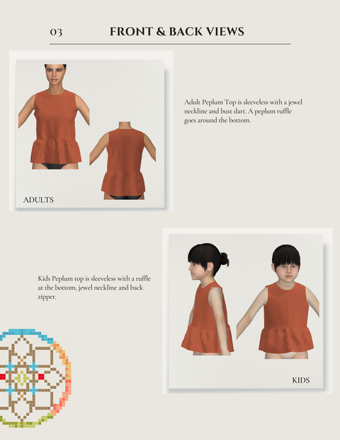 Blake Top (Adult) Patterns