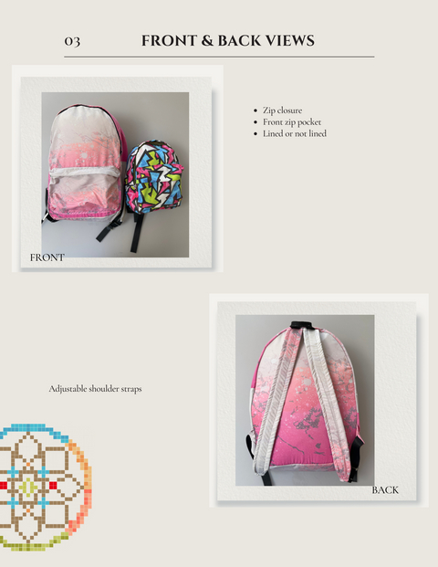 Backpack (4 sizes) Patterns