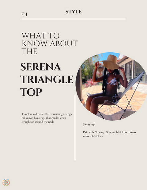 Serena Triangle Bikini Top Patterns