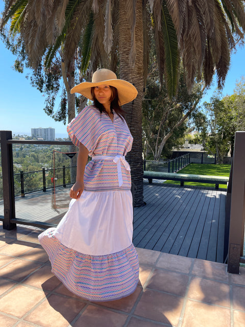 Kenna Caftan Dress - Myanmar