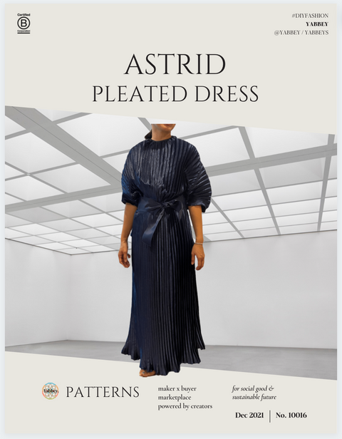 Astrid Pleated Dress Pattern