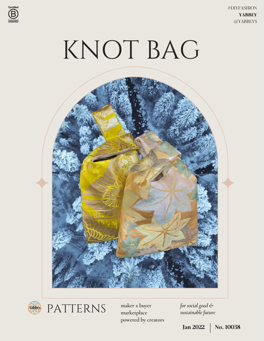 Buy Large Knot Bag PDF Sewing Pattern With Tutorial Instant Online in India  