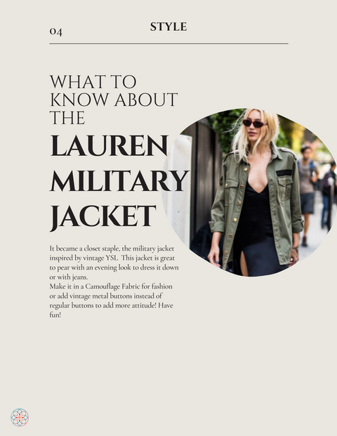 Lauren Military Jacket Pattern