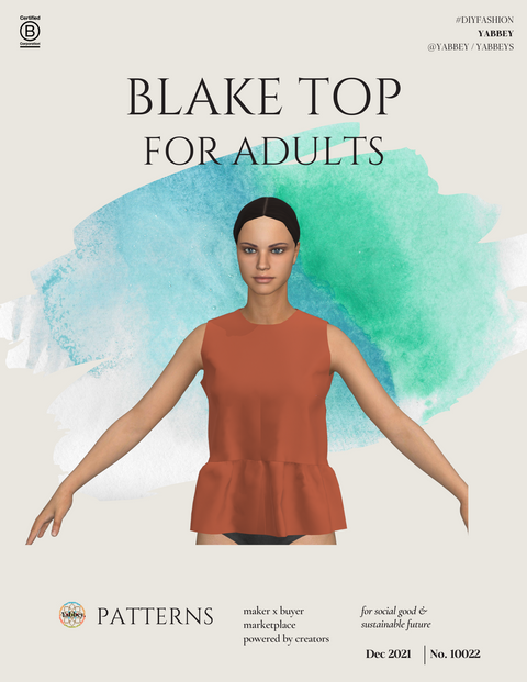 Blake Top (Adult) Patterns