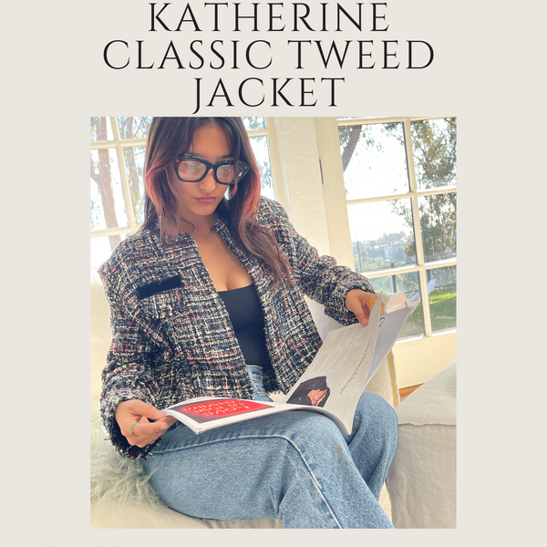 Women short jacket sewing pattern, cropped jacket, chanel