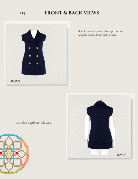 Simone Vest Patterns