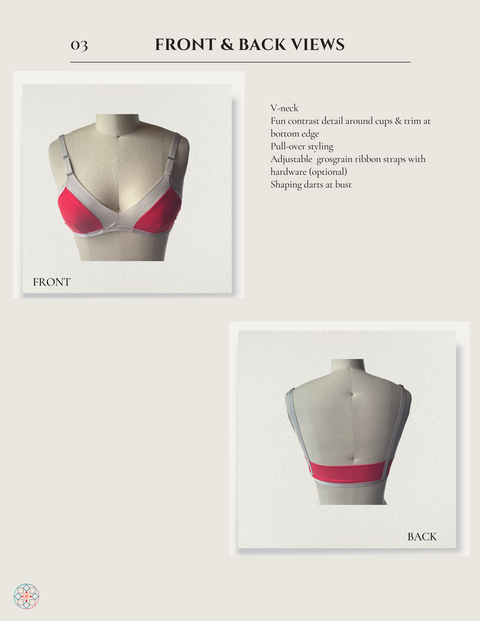 Bisectional Bra Patterns