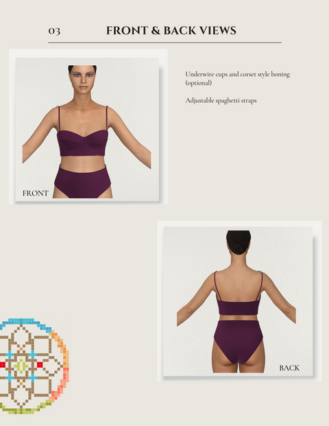 Bustier Swim Top Patterns