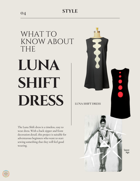 Luna Shift Dress Patterns