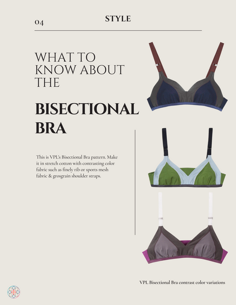 Bisectional Bra Patterns