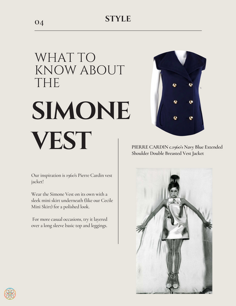 Simone Vest Patterns