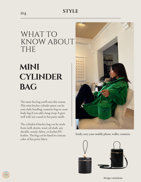 Mini Cylinder Bag Patterns