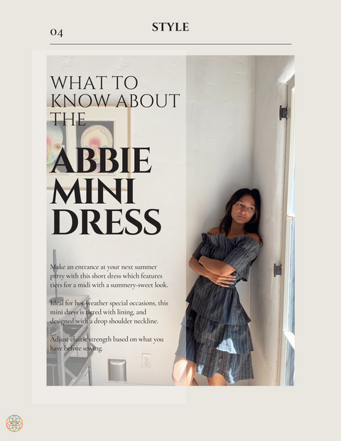 Abbie Mini Dress Patterns