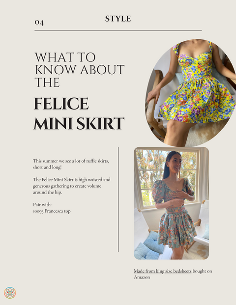 Felice Mini Skirt Patterns