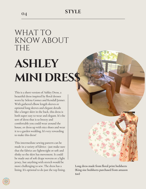 Ashley Mini Dress Patterns