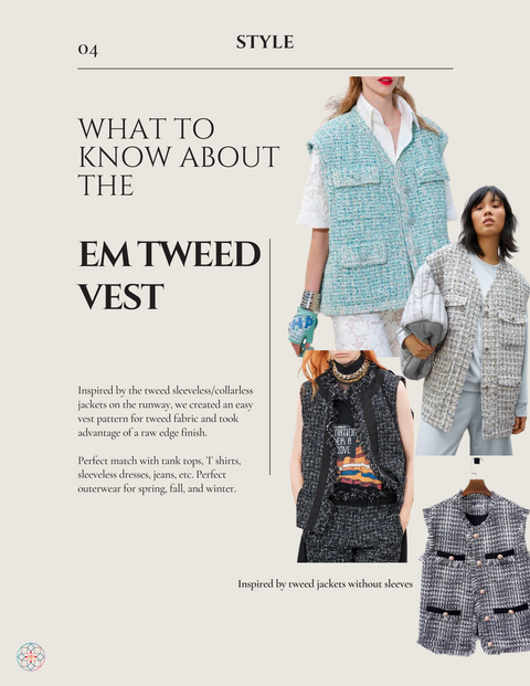 EM Tweed Vest Patterns