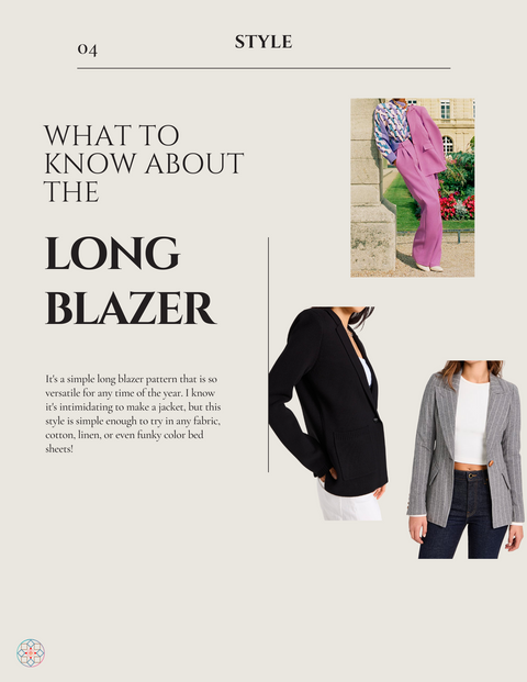 Long Blazer Patterns