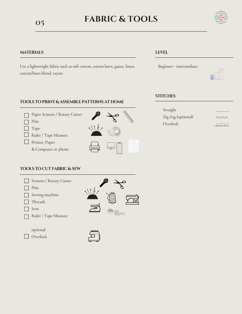 V 2.0 Kenna Tiered Caftan Patterns