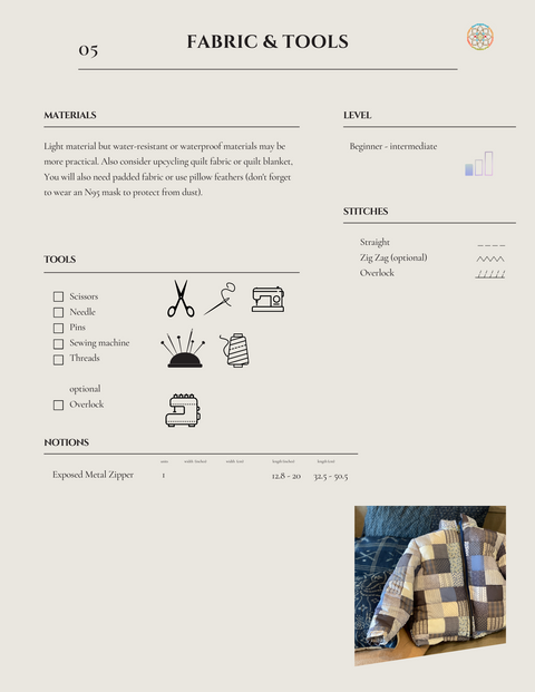 Kids Jackson Puffer Jacket Patterns
