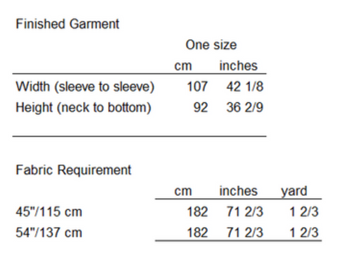 Suki Kimono Style Beach Cover Up Patterns