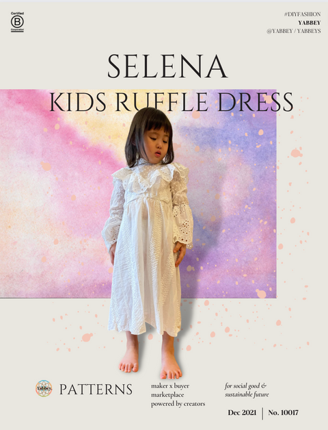 Selena Kids Ruffle Dress Pattern